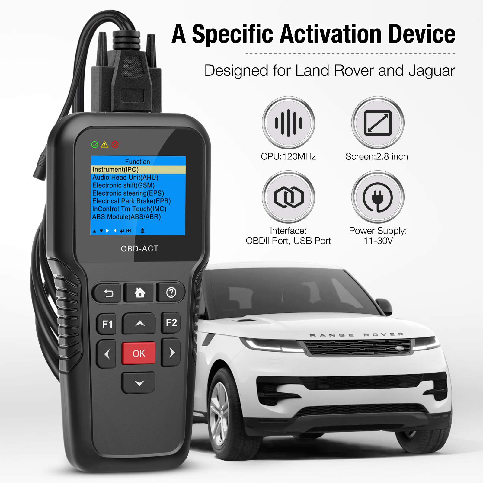 Car JLR Activator IPC Audio Head Unit Activator GSM EPS EPB InControl Tm  Touch ABS Module Activation