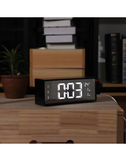 Arc LED Alarm Clock Digital...
