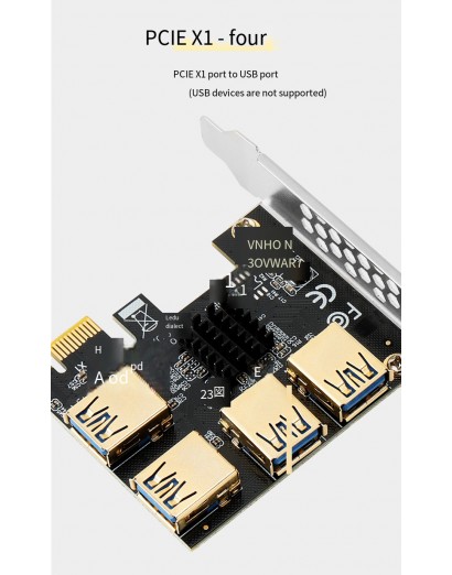 PCIE To PCI-E Adapter 1...