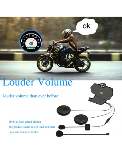 Motorcycle Intercom Headset...