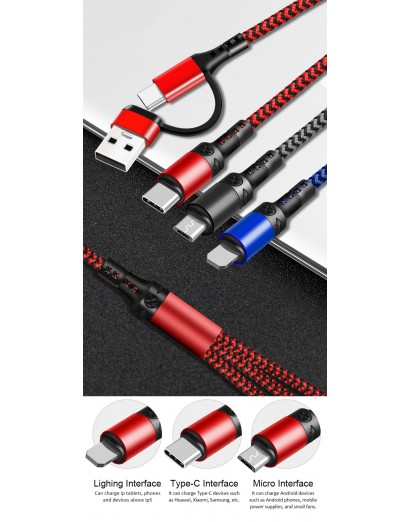 5 In 1 USB Cable Multi Usb...