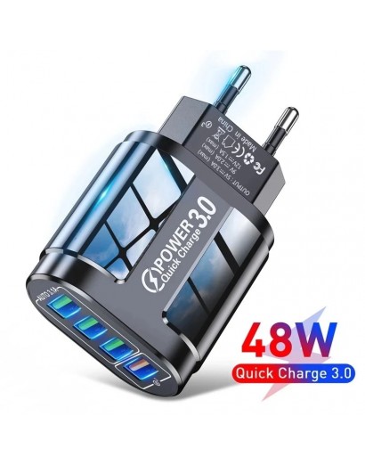 48W USB Charger Fast Charge...