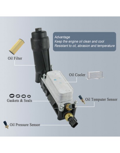 Engine Oil Cooler Filter...