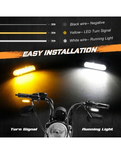 2X Mini Motorcycle LED Turn...