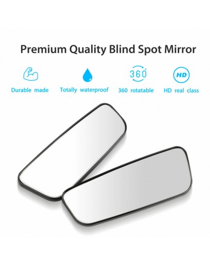 2Pcs Blind Spot Mirror Auto...