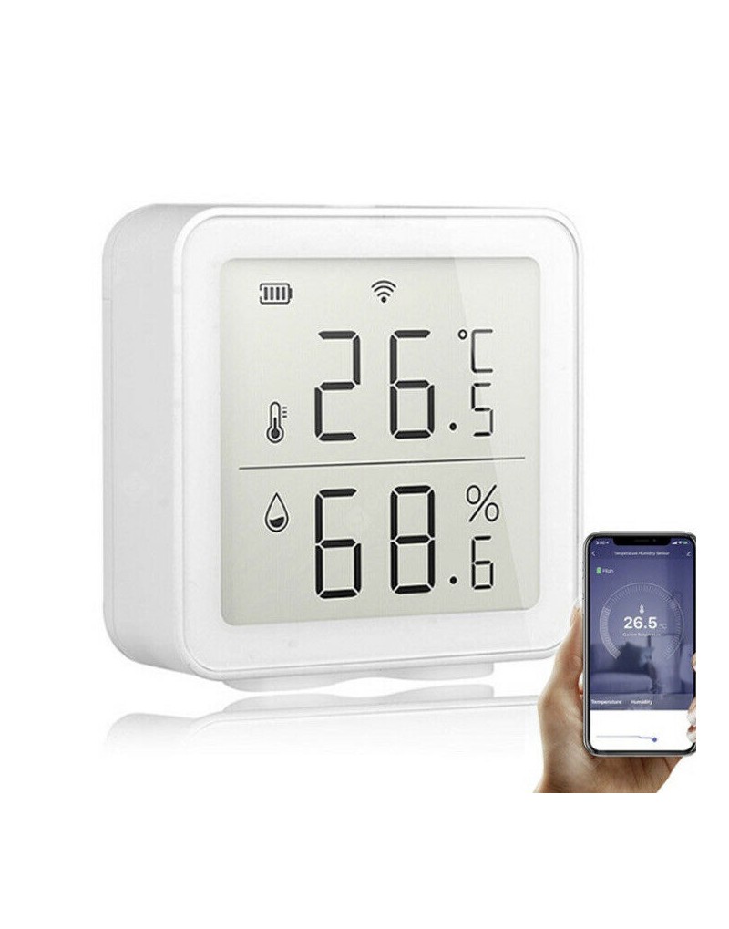 Wifi Temperature And Humidity Monitor Wireless Temperature And