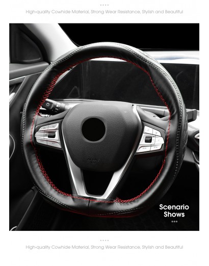 Leather Car Steering Wheel...