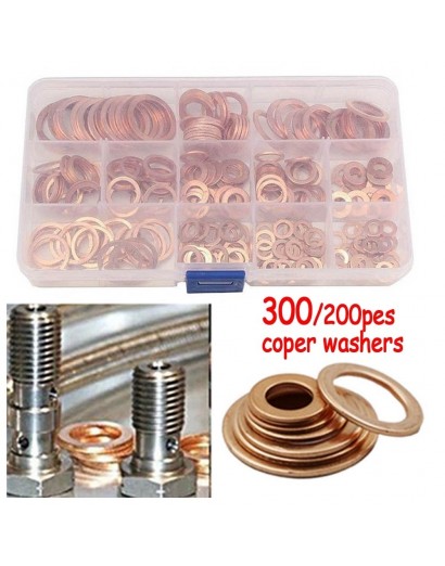 300/200Pcs Copper Washer...