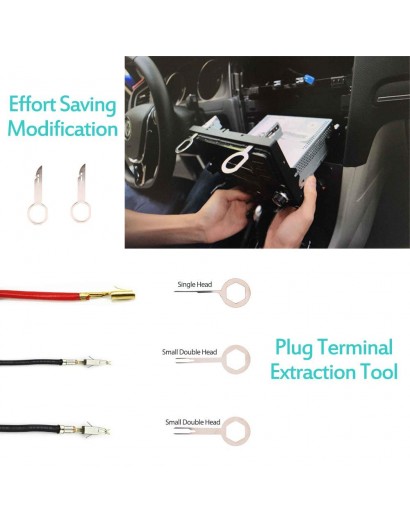 Car Audio Repair Tools Trim Removal Tool Car Panel Door Audio Trim Removal Tool  Kit Color Red