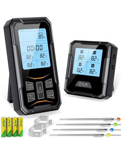 LCD Grill Meat Thermometer...