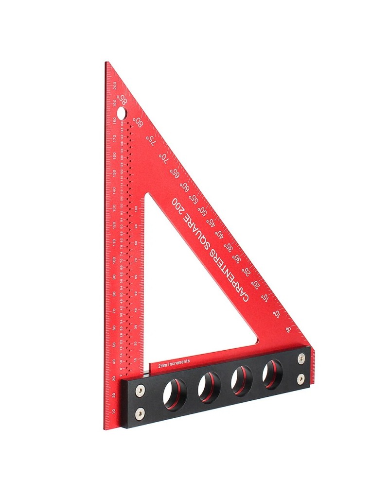 Right Angle Triangle Ruler 7 Inch Aluminium Alloy for Industrial